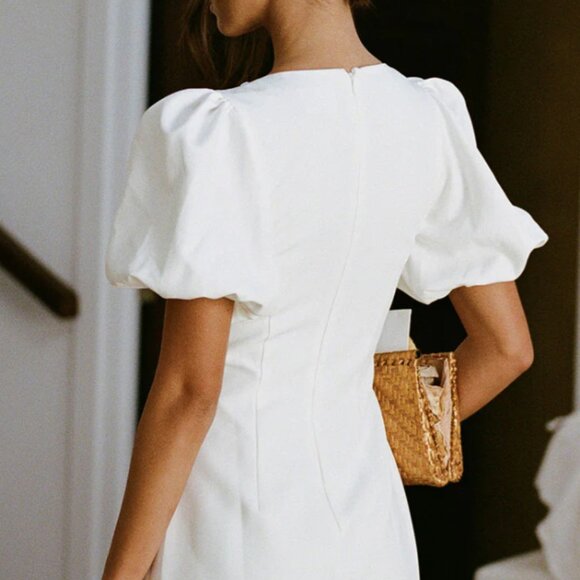 Sabo Skirt Jaylie Button Dress White Size XXS - Picture 3 of 8